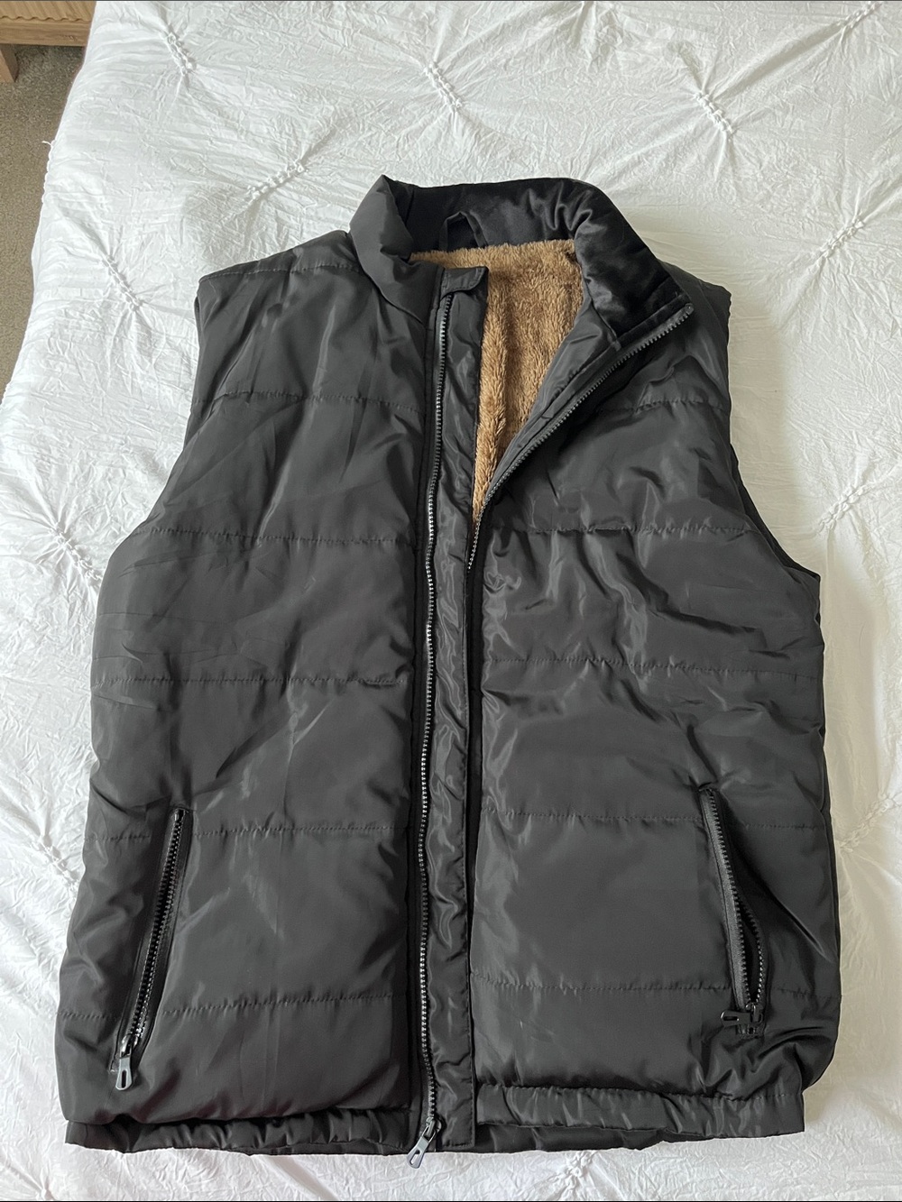Black Puffer Vest Like New
